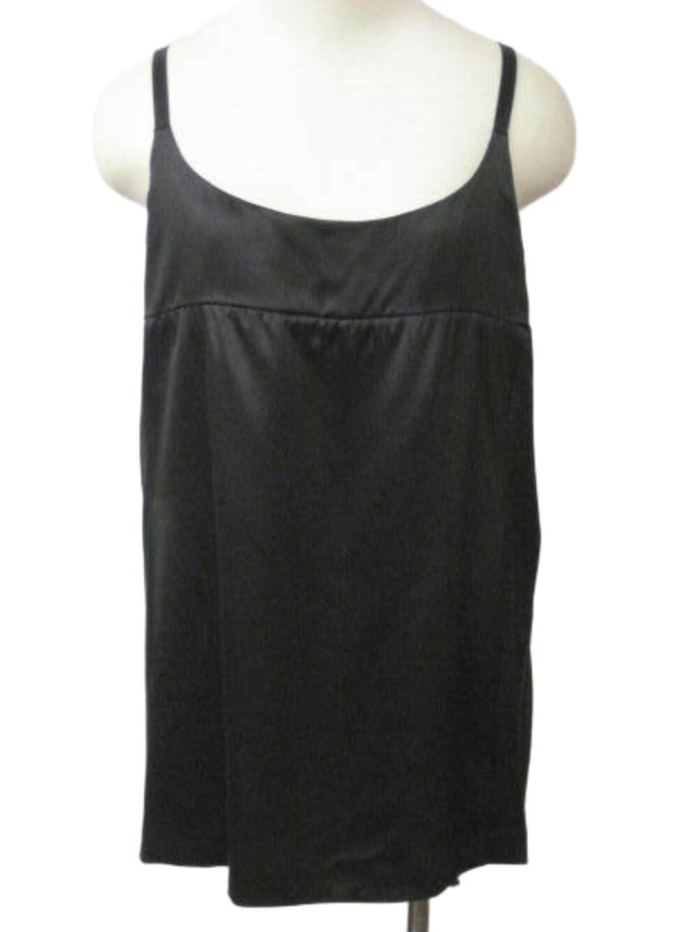 Eileen Fisher 100% Silk Black Camisole XL straps pockets boxy minimalist luxury - Picture 2 of 8